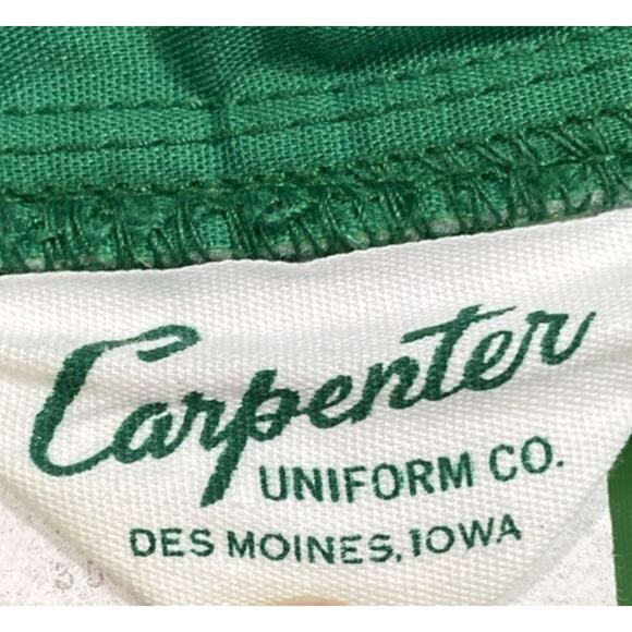 Vintage Carpenter Uniform Co Green Puffer Vest Large Seed Corn Farm Workwear - Picture 7 of 11